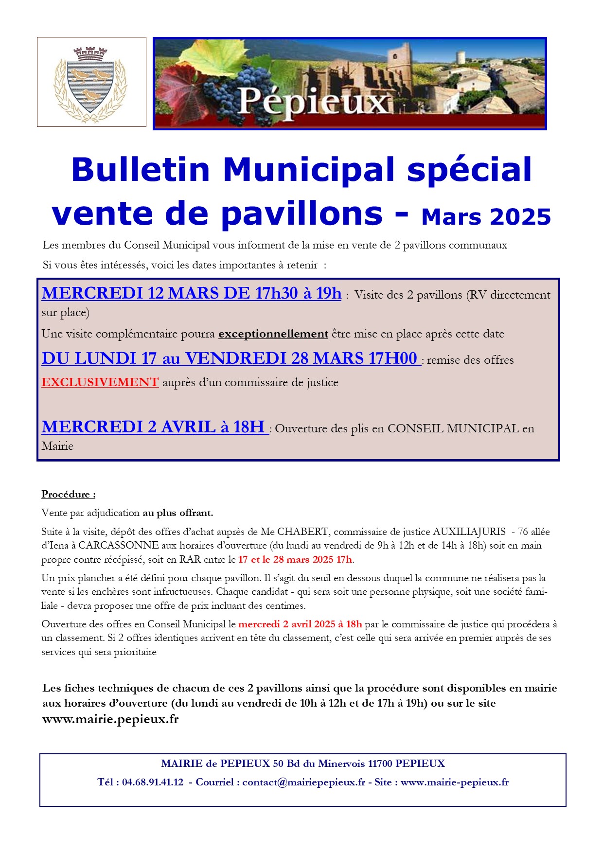 BULLETIN VENTE PAVILLONS-P1